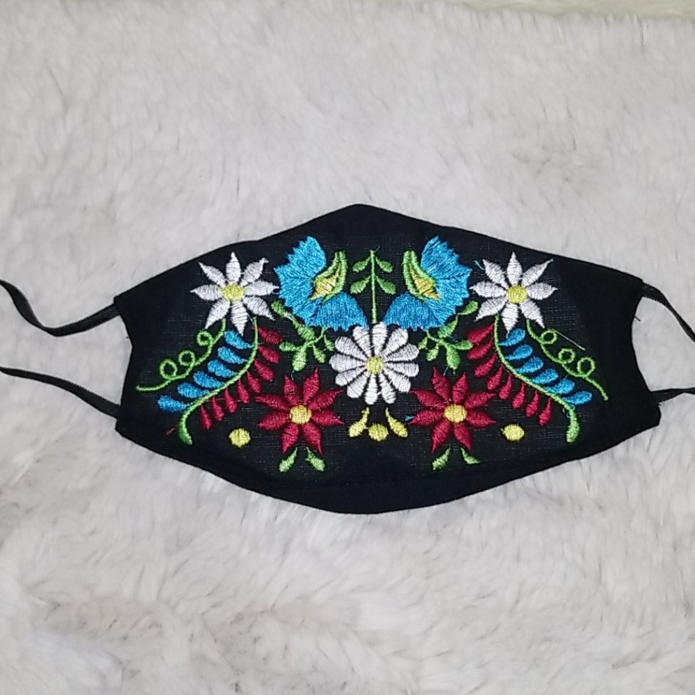 Embroidered Face mask